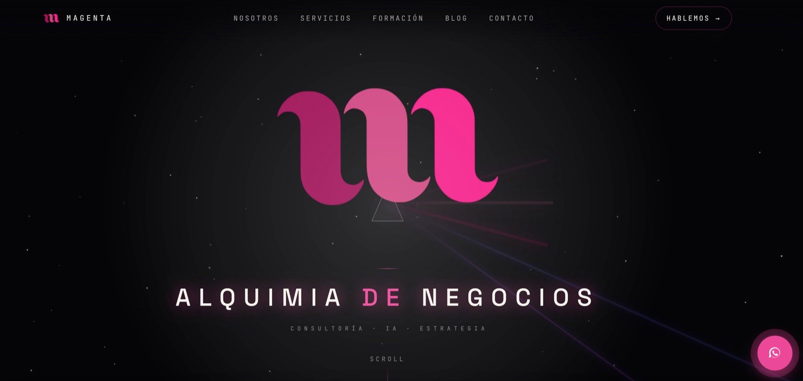 Sitio web de Consultora Magenta — diseño y desarrollo